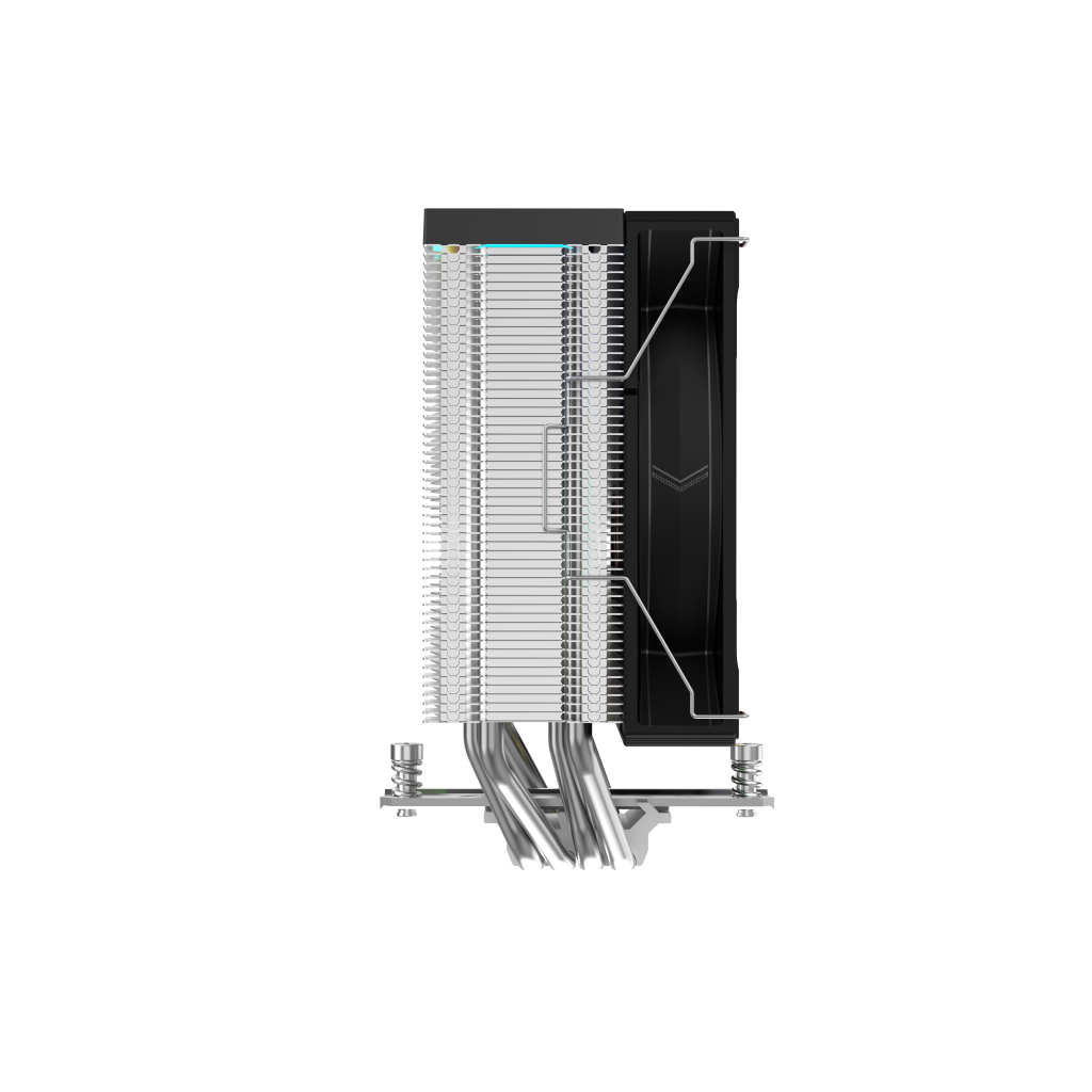 Sama A40L Black 1x120mm Argb Fan Kule Tipi Hava Soğutma 4 Adet Gelişmiş Kompozit Isı Borusu Cpu Fan (amd Ve Intel Tüm İşlemciler İle Uyumlu)