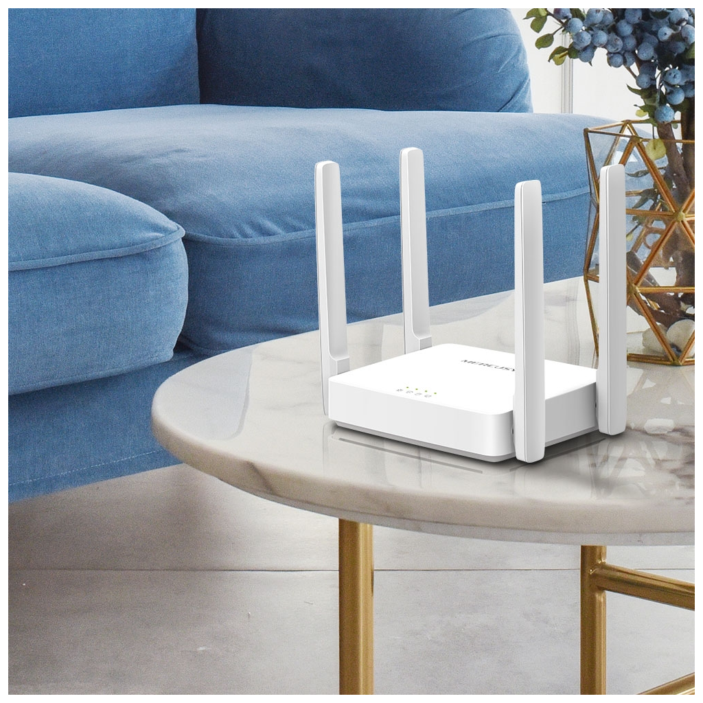 Mercusys AC10 AC1200 3Port 1200Mbps Dualband Masaüstü Megabit Router
