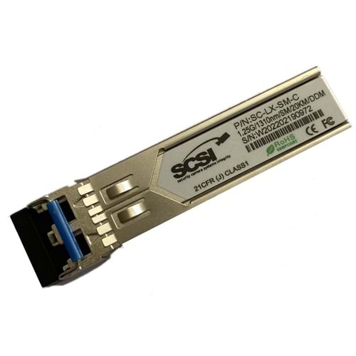 Scsı Network SC-LX-SM-C 1.25 Sm Sfp (cisco Markası İle Uyumlu)