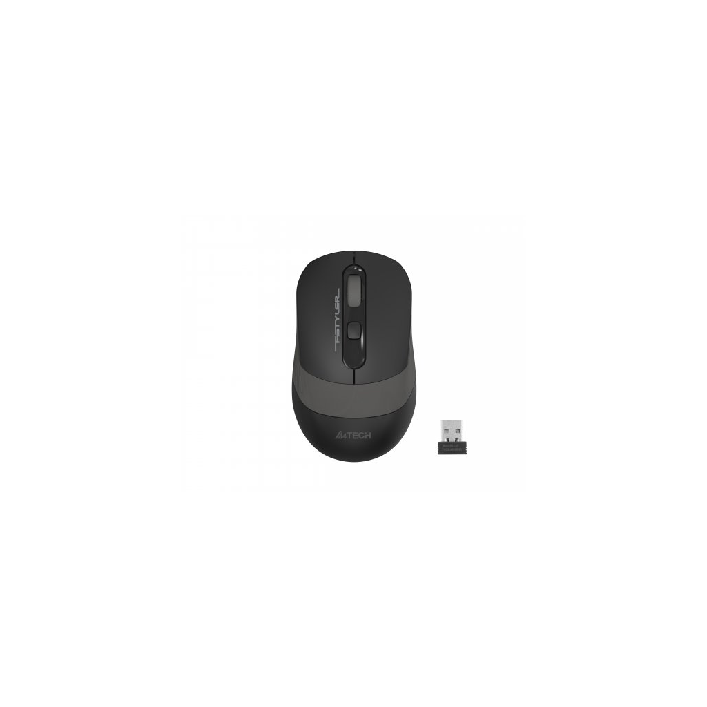 A4 Tech FG10S Grey Sılent Fstyler 2,4Ghz Kablosuz Optik Mouse 10-15Metre 4 Buton Nano Alıcı