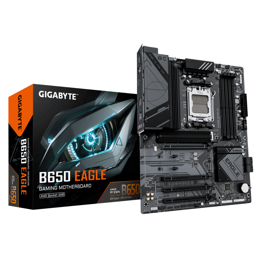 Gigabyte B650 Eagle Rev.1.0 4xDDR5 3xM.2 Dp Hdmı Type-C AM5 Soket Gamıng Anakart