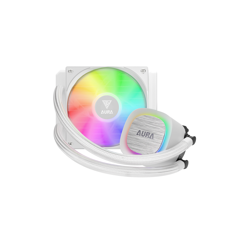 Gamdias Aura GL120 V2 Wh White Edition 120mm Rgb 1 Fanlı Cpu Sıvı Soğutma