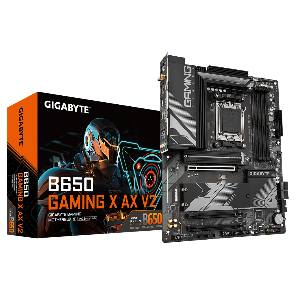 Gigabyte B650 Gamıng X Ax V2 4xDDR5 3xM.2 Dp Hdmı Type-C Wi-Fi 6E Bluetooth v5.3 AM5 Soket Gamıng Anakart