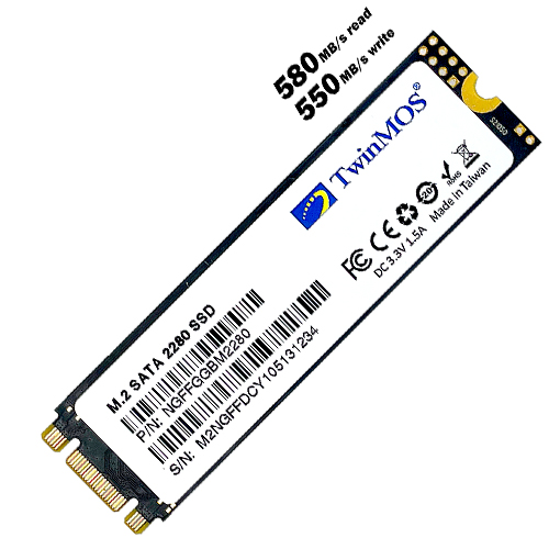 Twınmos NGFFGGBM2280 2280 1 Tb M.2 Sata Ssd 580/550 Mb/s