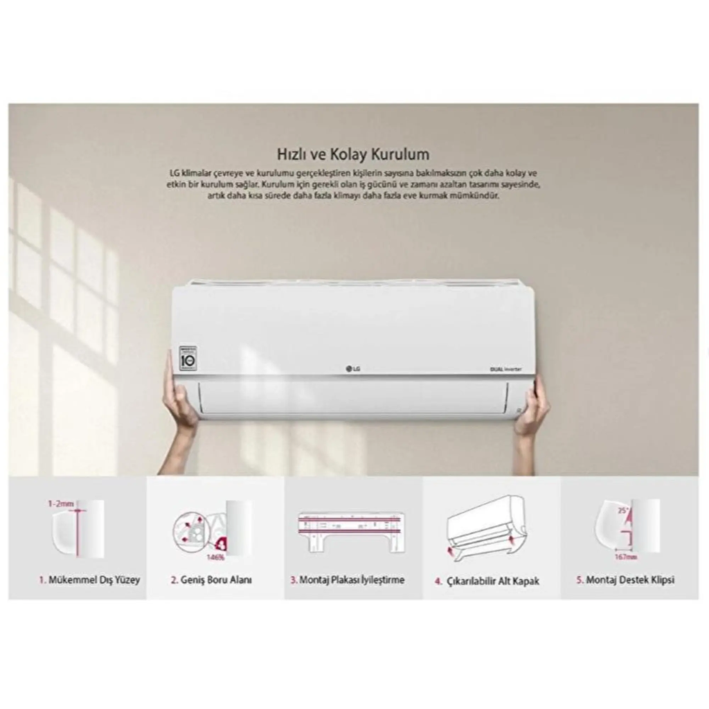 Lg PC12SQ S3NM12JA2FA 12000 Btu Klıma
