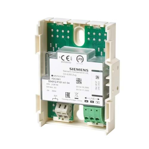 Siemens Cerberus Fit FDCI361 Input Modulü(1Giriş)