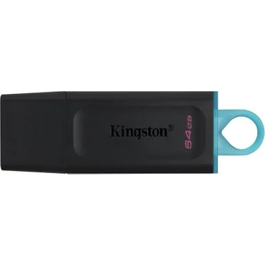 Kingston DTX-64GB USB 3.2 Data Traveler Exodia  Gen 1 Flash Disk (Siyah - Turkuaz)