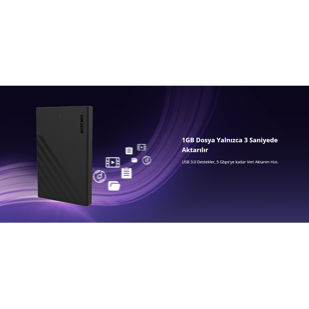 Hıksemı MHB201 512GB 2.5" Usb 3.0 5Gbps Taşınabilir Harici Ssd