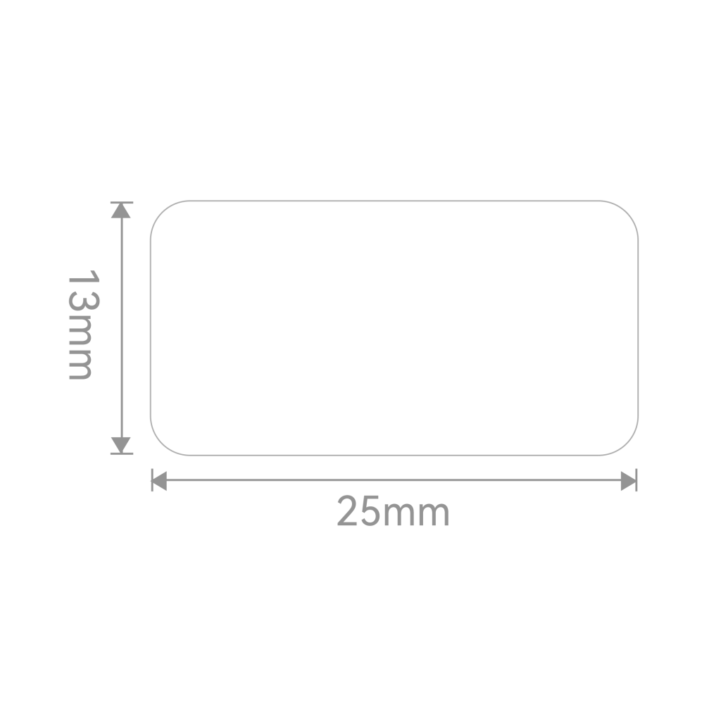 Nıımbot EW25 Etiket 25mm X 13mm Low Temperature (-80°C) 390 etiket/rulo (M2)