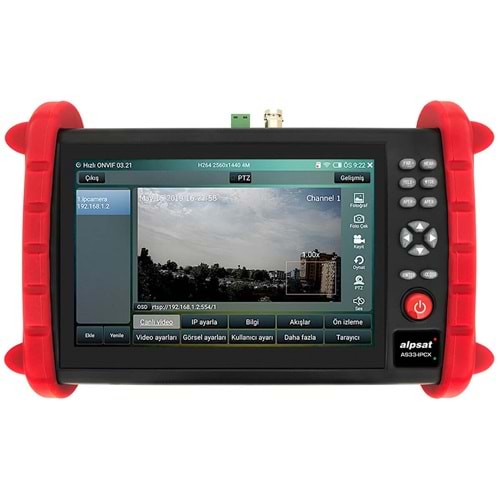 Alpsat 7" AHD-CVI-TVI Cctv Kamera Test Monitörü