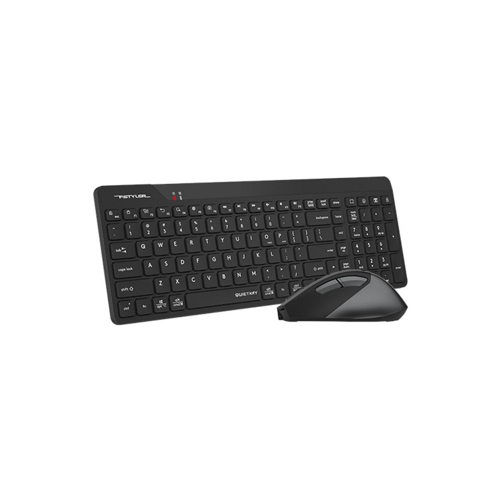 A4 Tech FG2400 AIR2 Siyah Fstyler 2.4Ghz Mini Kablosuz Türkçe Q Sessiz Klavye Mouse Set