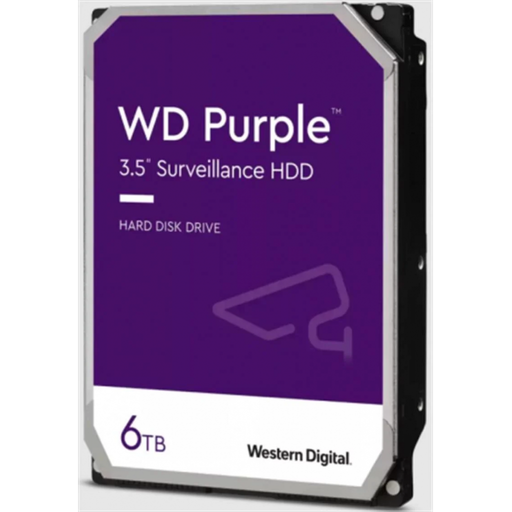 Western Digital Purple WD64PURZ 3.5" 6TB 256Mb 5400 Rpm 7/24 Güvenlik Hdd (türkiye Distribütörü Garantili)