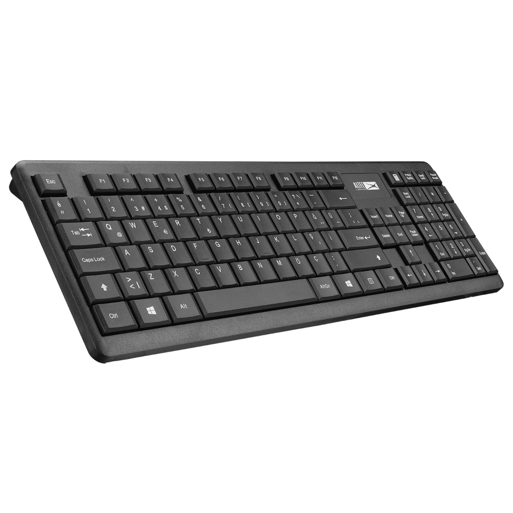 Altec Lansing ALBC6314 Siyah 2.4Ghz Kablosuz Türkçe Q Klavye Mouse Set