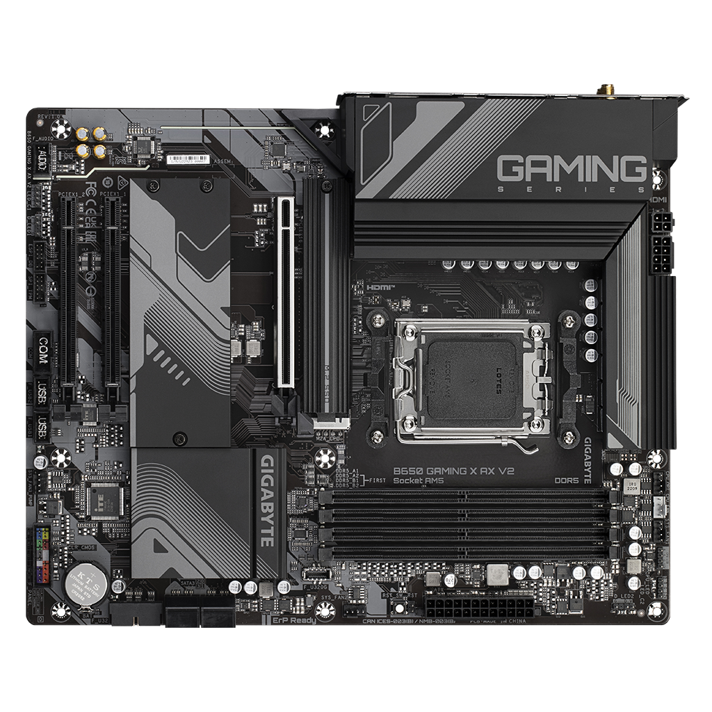 Gigabyte B650 Gamıng X Ax V2 4xDDR5 3xM.2 Dp Hdmı Type-C Wi-Fi 6E Bluetooth v5.3 AM5 Soket Gamıng Anakart
