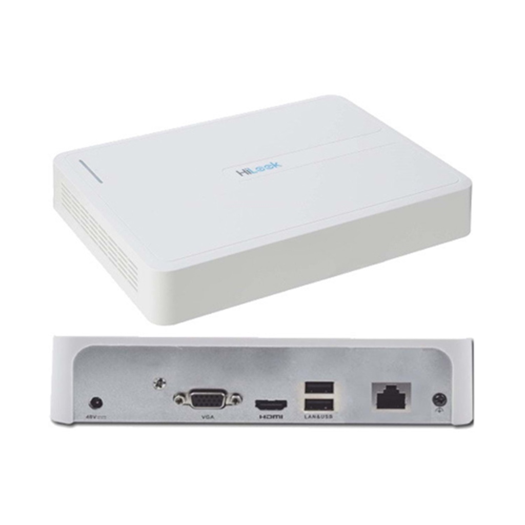 HiLook NVR-108H-D 8Kanal 4Mpix H265+ 1 Hdd Desteği 1080P Kayıt 60Mbps Bant Genişliği Nvr