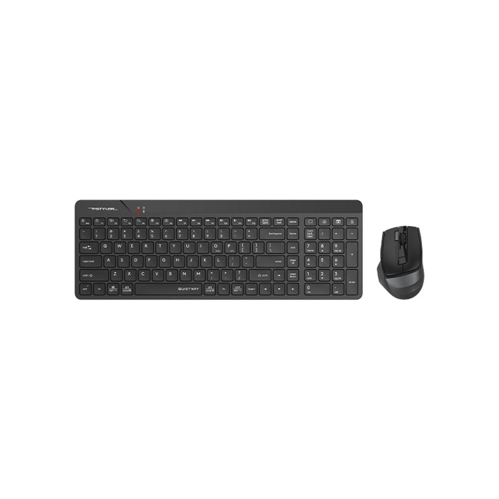 A4 Tech FG2400 AIR2 Siyah Fstyler 2.4Ghz Mini Kablosuz Türkçe Q Sessiz Klavye Mouse Set