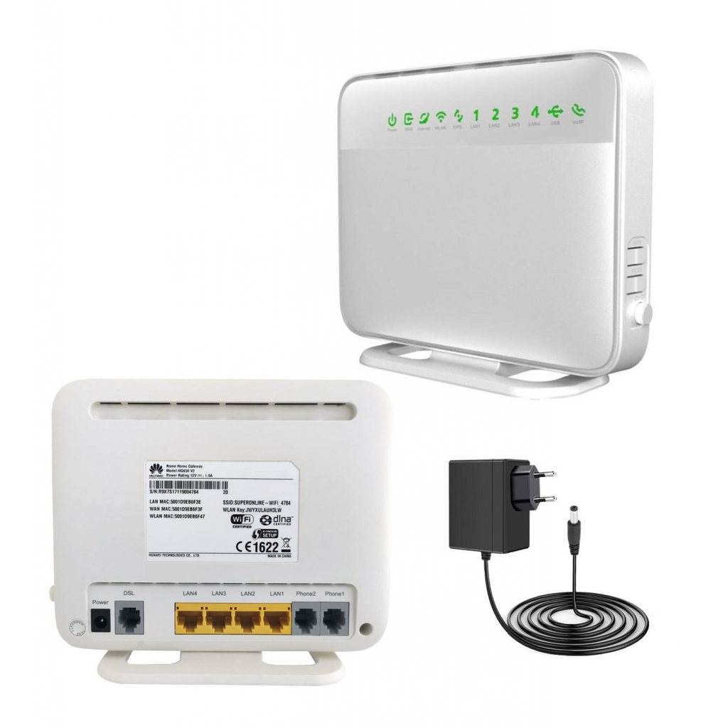 Huawei HG658 V2 4 Port 2.4Ghz Wifi 300Mbps Dahili Anten VDSL2 Modem