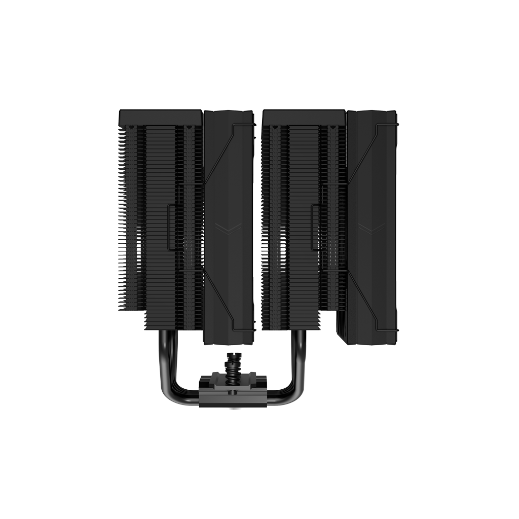 Sama A60B Black 2x120mm Mono Fan Kule Tipi Hava Soğutma 6 Adet Gelişmiş Siyah Kaplamalı Bakır Isı Borusu Cpu Fan (amd Ve Intel Tüm İşlemciler İle Uyumlu)