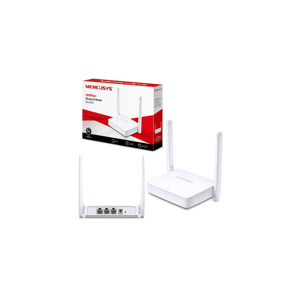Mercusys MW301R 3Port 300Mbps 2.4Ghz Wifi Masaüstü Megabit Router