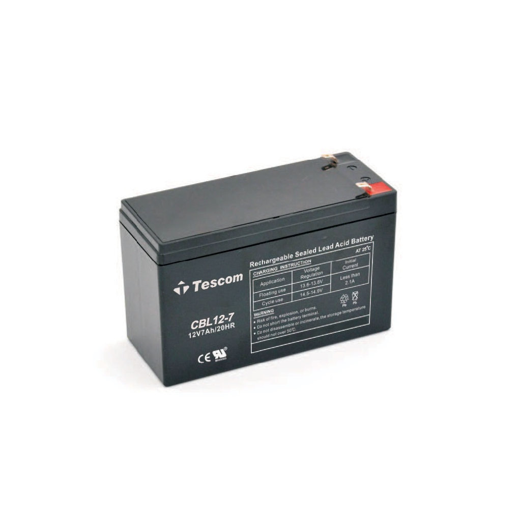 Tescom Combatt CBL12-7 12V 7Ah Bakımsız Kuru Akü. Ups İçin Uygundur. (100012589)