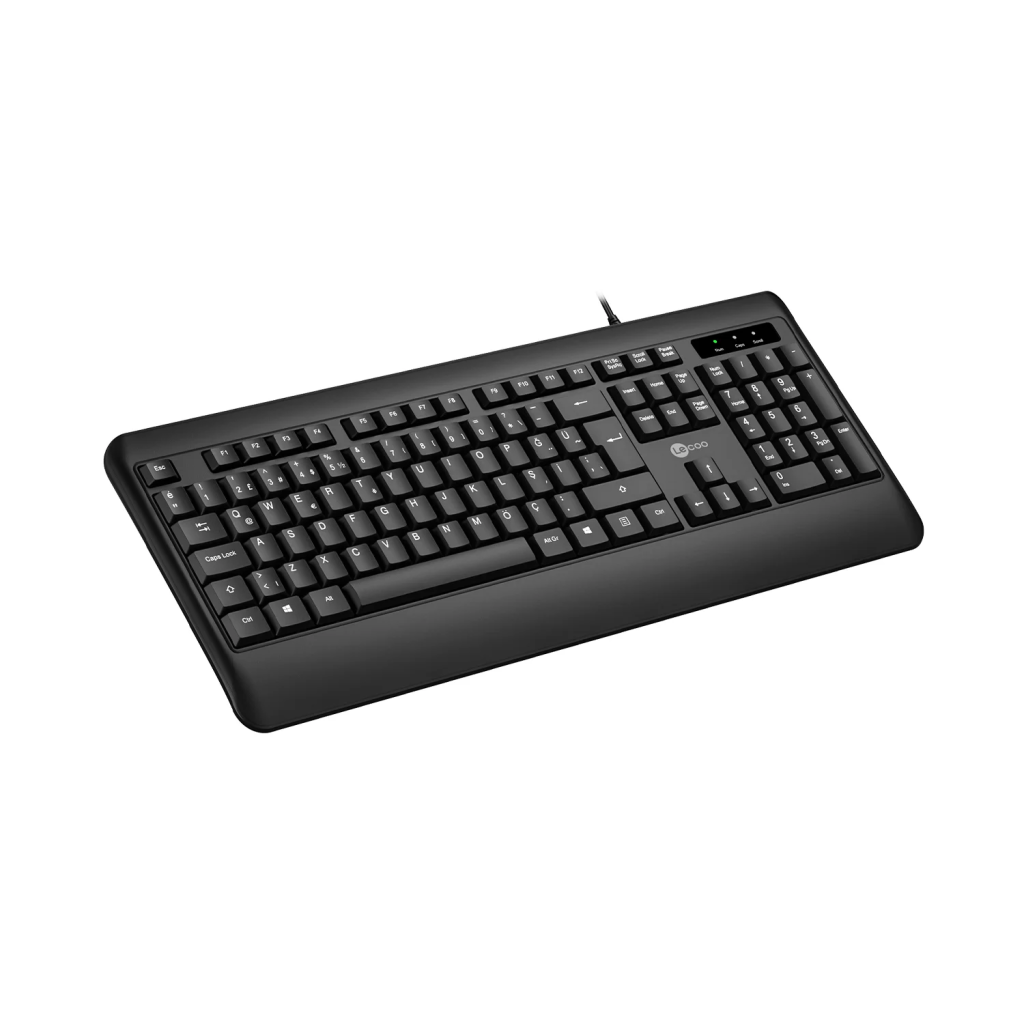 Lecoo KB104 Usb Kablolu Türkçe Q Standart Klavye (siyah)