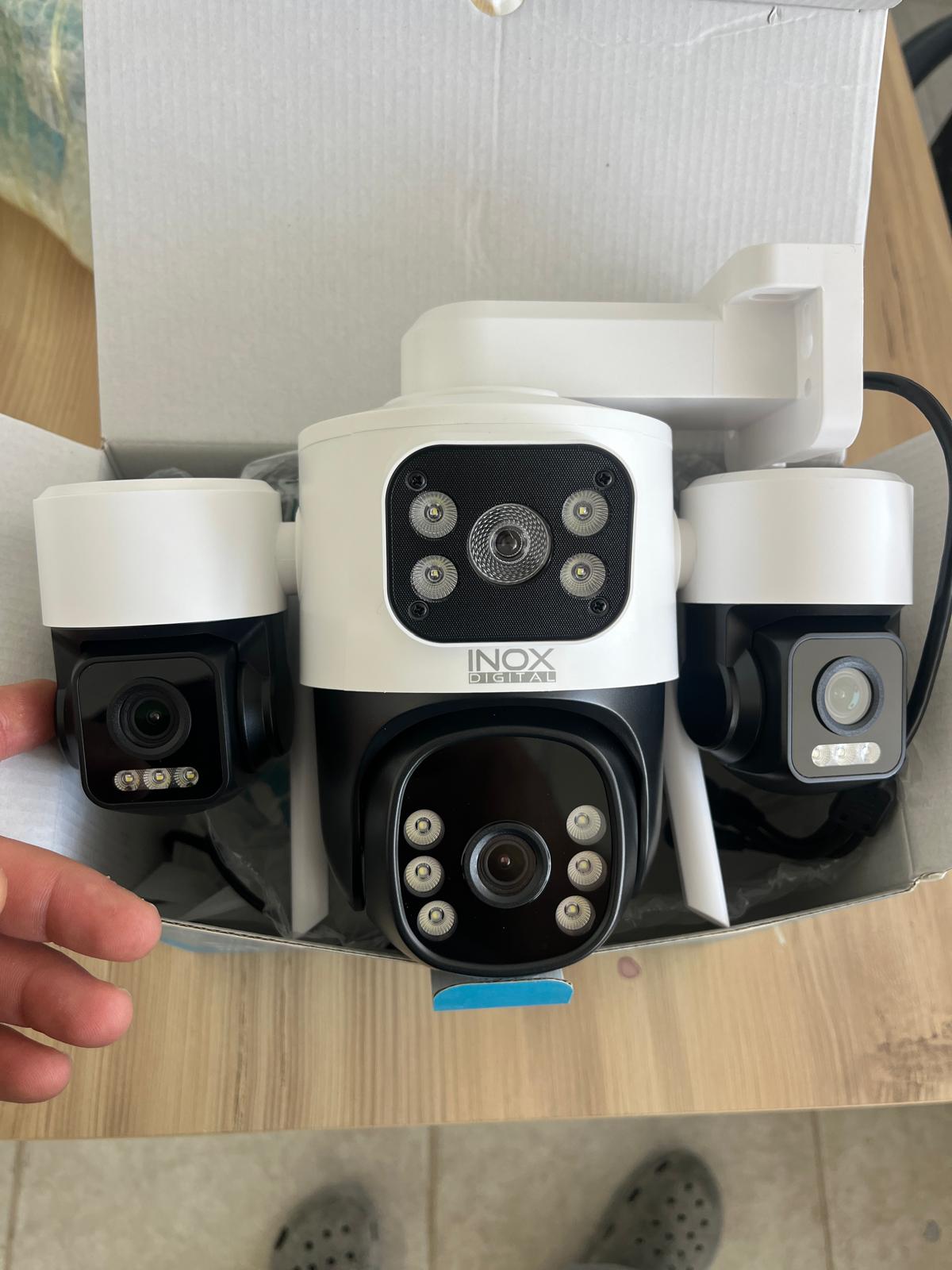 Inox -X113 3+3+3MP Dış Ortam 3 Lensli Wifi Ptz Kamera