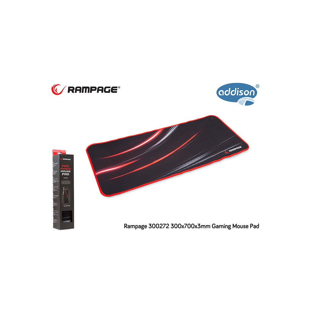 Rampage 300272 300x700x3mm Gaming Mouse Pad (siyah)