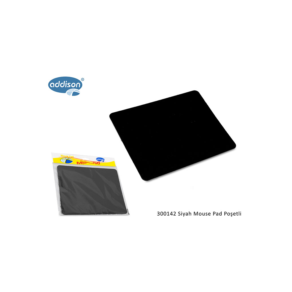 Addıson 300142 177x217x2mm Lüx Big Mouse Pad (siyah)