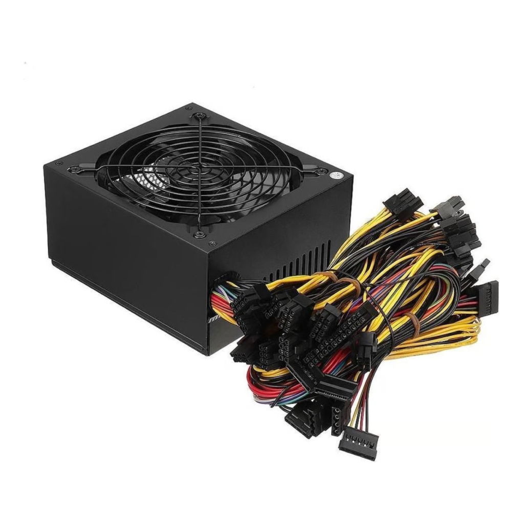 Olko 2200 2200W 14cm Fan 16xPCI-E 6+2Pin 1x20+4Pin 8xSata Atx Power Supply (psu)