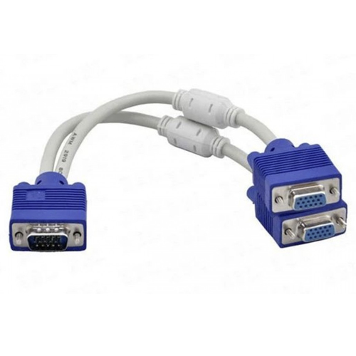 Nivatech 1 Pc 2 Monıtor Y Vga 2LI Kablo 25CM Çoklayıcı