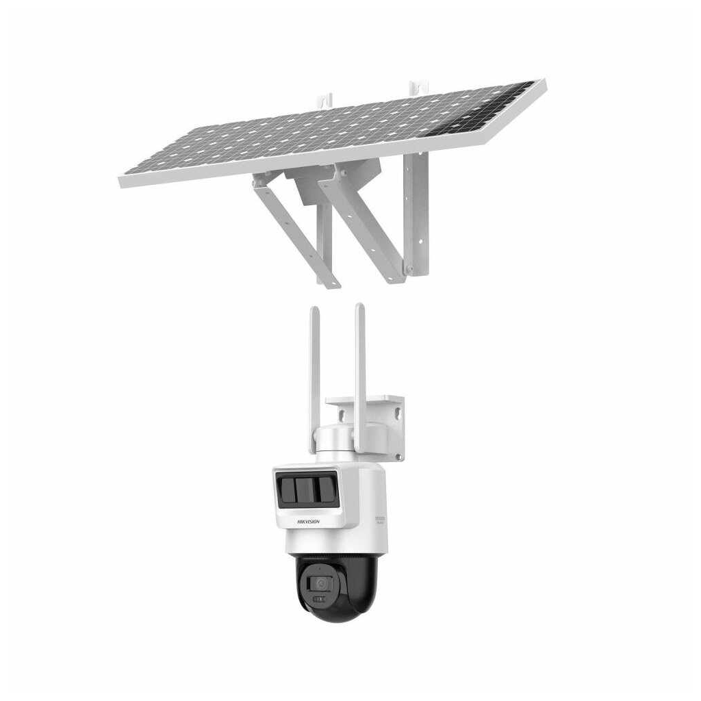 Hikvision DS-2DE2C400IWG-K/4G/C05S10 4Mpix 2.8mm 30Mt Gece Görüşü Dahili Mikrofon Pır+radar 4G Solar Pt Ip Kamera