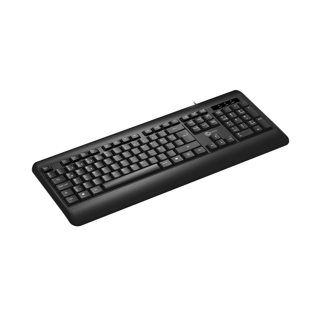 Lecoo KB104 Usb Kablolu Türkçe Q Standart Klavye (siyah)