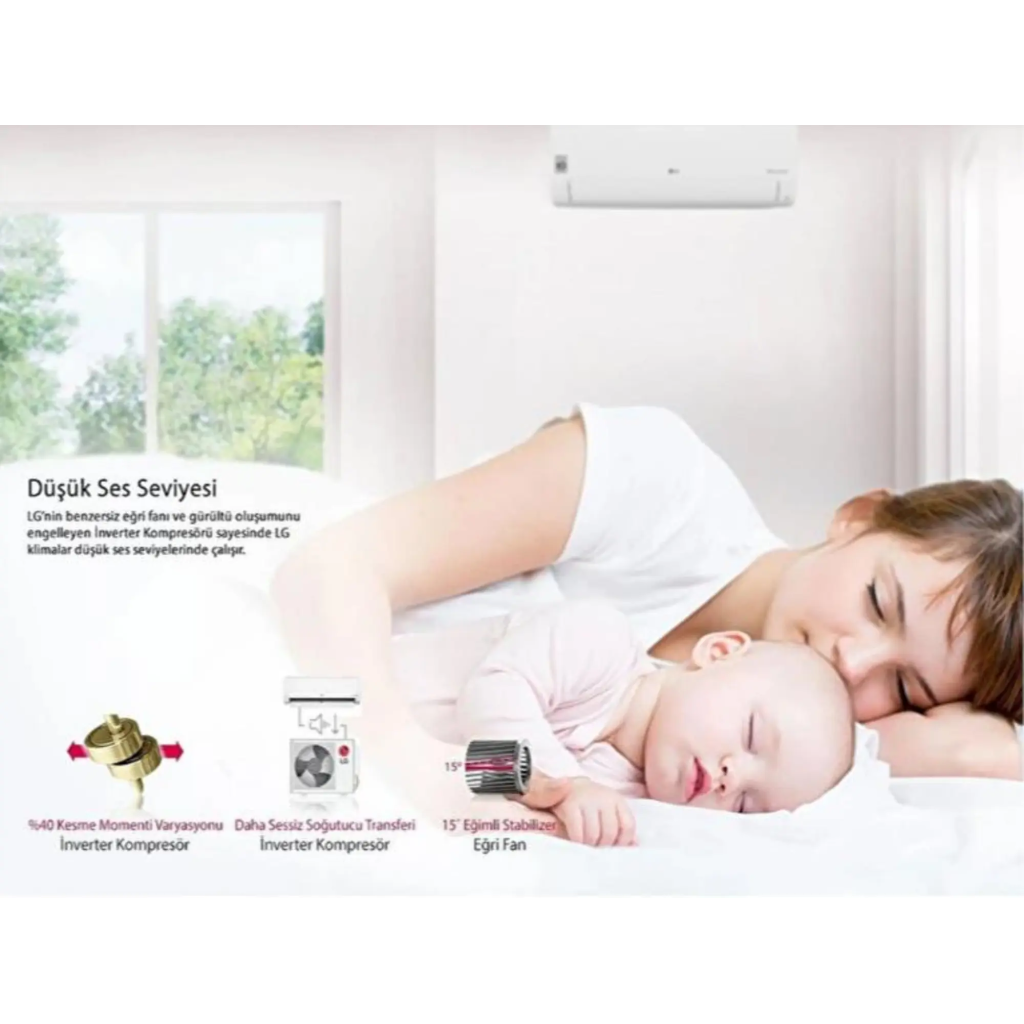 Lg PC12SQ S3NM12JA2FA 12000 Btu Klıma
