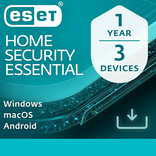 NOD32 Esethome Securıty Essentıal 3 Cıhaz - 1 Yıl