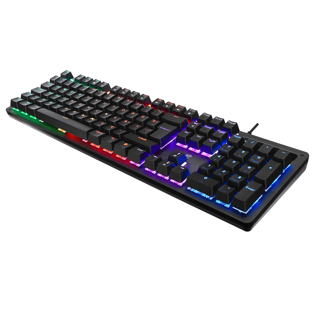 Acer Emachines EAK104 Siyah Usb Kablolu Rgb Backlight Red Mekanik Switch Türkçe Q 104 Tuşlu Gaming Klavye