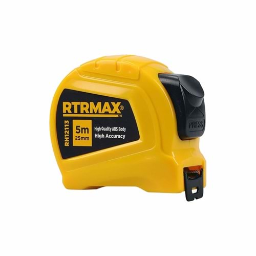 Rtrmax Şerit Metre Stoplu 5mt 19mm - RH12112