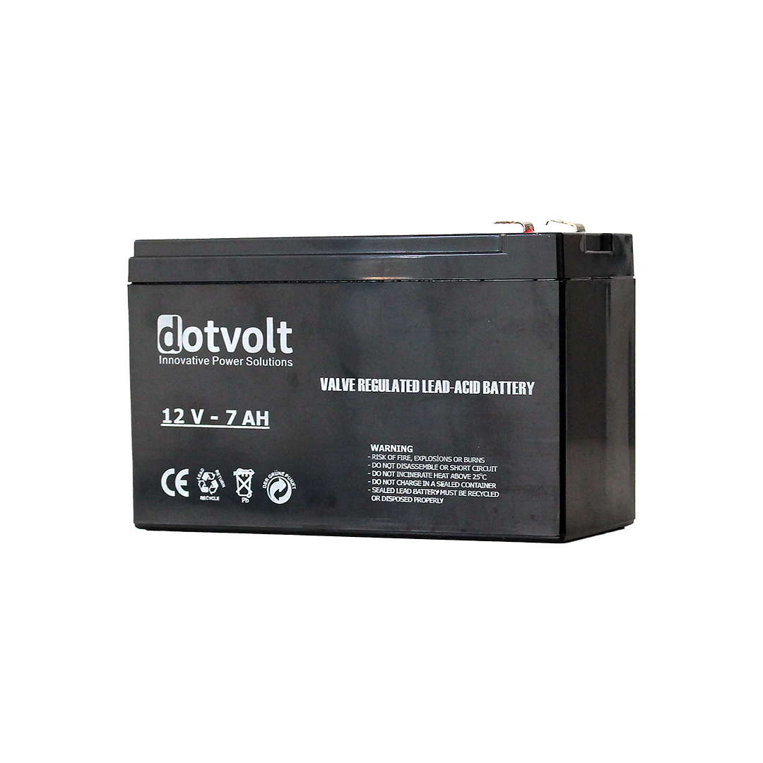 Dotvolt 12V 7AH Kuru Tip Ups Aküsü