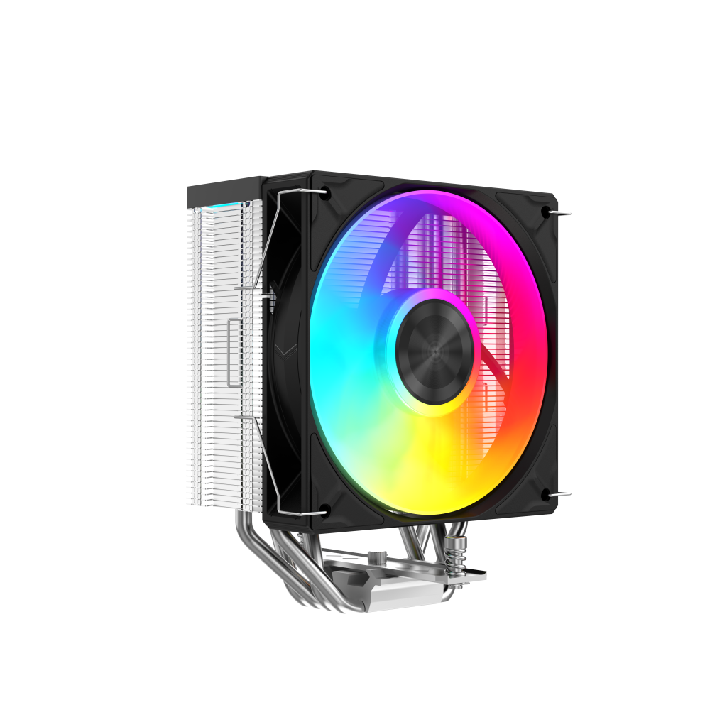Sama A40L Black 1x120mm Argb Fan Kule Tipi Hava Soğutma 4 Adet Gelişmiş Kompozit Isı Borusu Cpu Fan (amd Ve Intel Tüm İşlemciler İle Uyumlu)