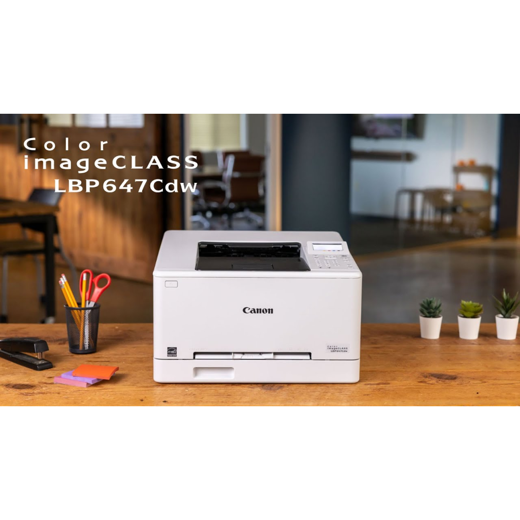 Canon i-SENSYS LBP647CDW Wifi Lan Duplex Renkli Lazer Yazıcı (dakikada 25 Sayfa) Orijinal Tonerli