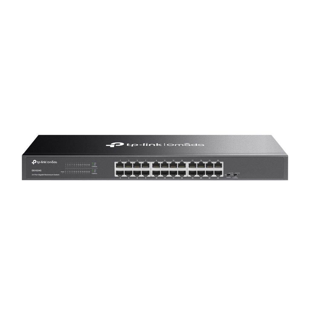 Omada DS1024G 24 Port Gigabit Yönetilemez Rackmount Metal Kasa Switch
