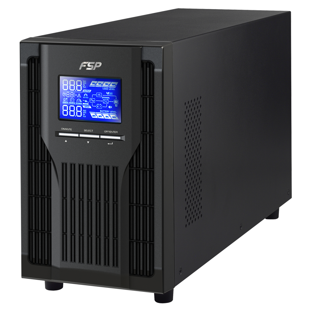 FSP Champ1K 1KVA Online Ups (2x9A Akü)
