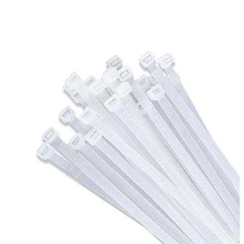 Mutlusan Kablo Bağı 3,6 X 370 (100 Adet) - Beyaz