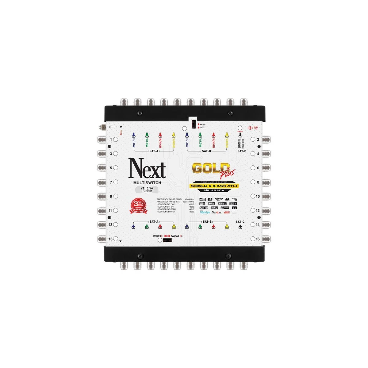 Next 10/16 Multiswitch Uydu Santrali