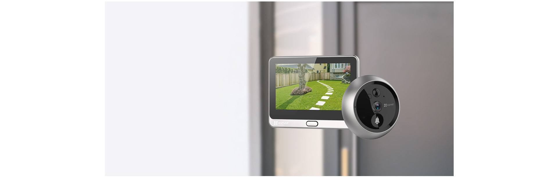 Ezvız CS-DP2 Kablosuz Wifili Monitörlü Kapı Zili Kamerası