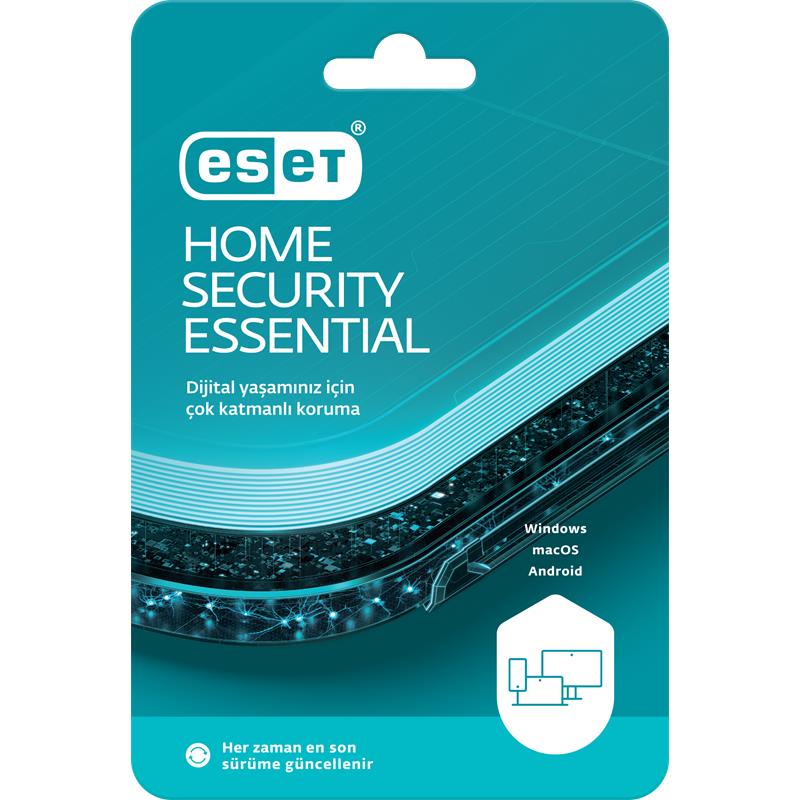 Eset Home Securıty Essentıal 1 Kullanıcı 1 Yıl Kutu